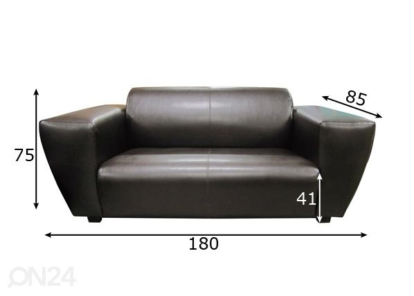 2-kohaline diivan Magnum mõõdud