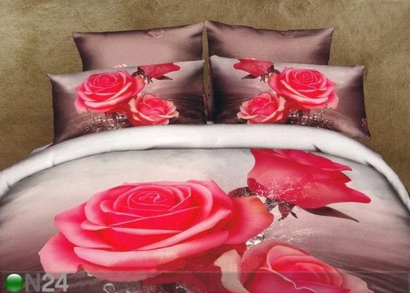 3D voodipesu Roos 200x220 cm