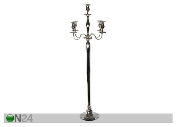5 osaline hõbedane küünlajalg 150 cm