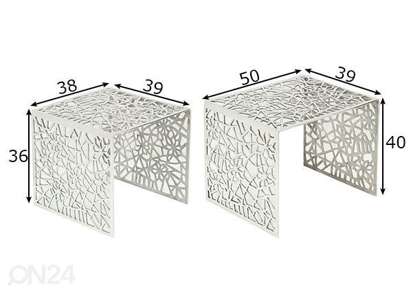 Abilauad Abstract, 2 tk mõõdud