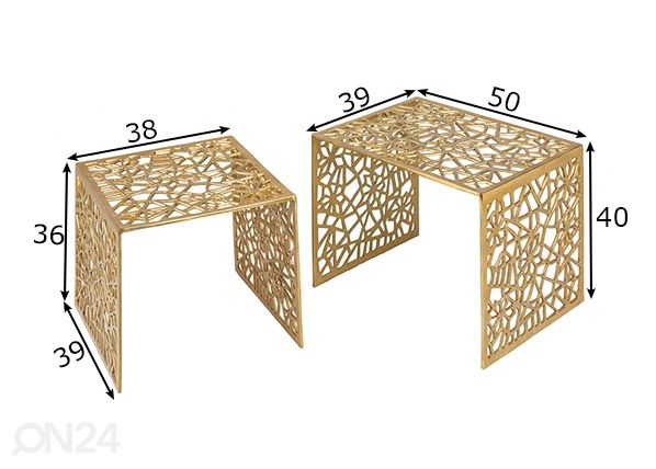 Abilauad Abstract, 2 tk mõõdud