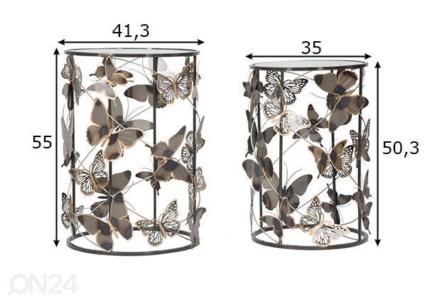 Abilauad Glam 2 tk, multi mõõdud