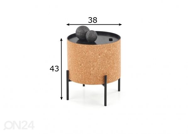 Abilaud Ø 38 cm mõõdud