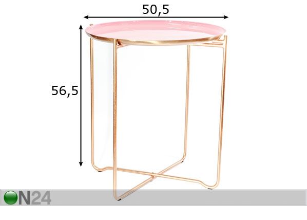 Abilaud Ø 50,5 cm mõõdud