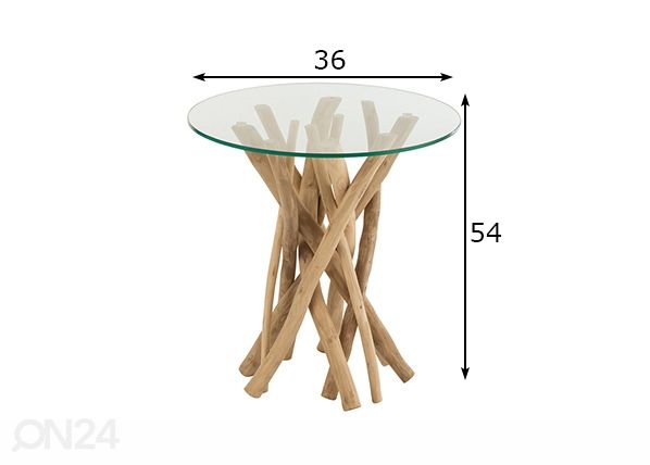 Abilaud Branch Ø 36 cm mõõdud