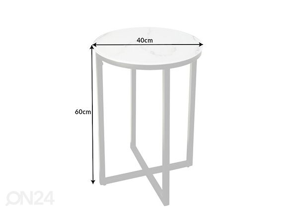 Abilaud Elegance Ø 40 cm mõõdud