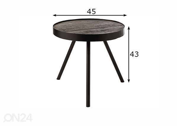 Abilaud Fien Ø 45 cm mõõdud