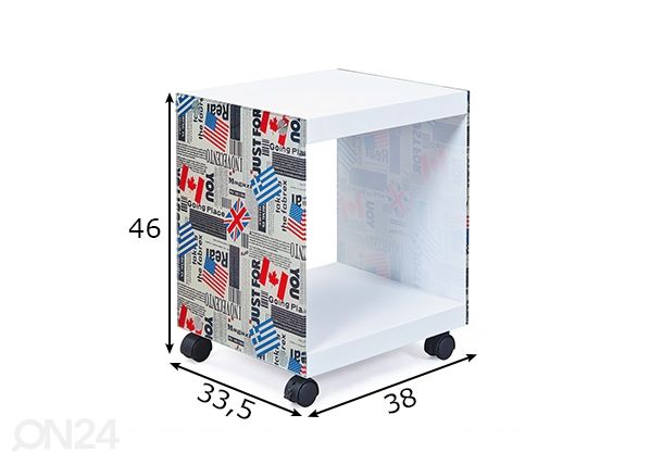 Abilaud Flagcube mõõdud