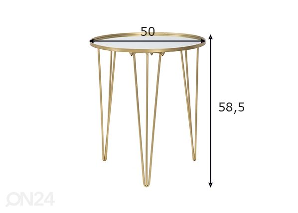 Abilaud Glam mõõdud