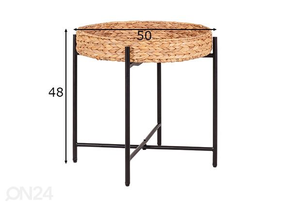 Abilaud Lamezia Ø50 cm mõõdud