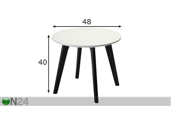 Abilaud Life Ø48xh40 cm mõõdud