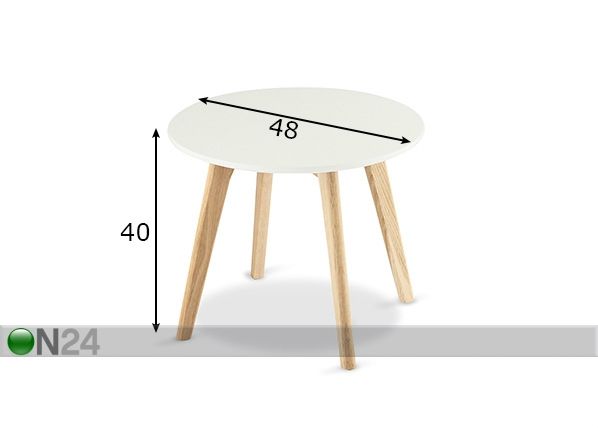 Abilaud Life Ø48xh40 cm mõõdud