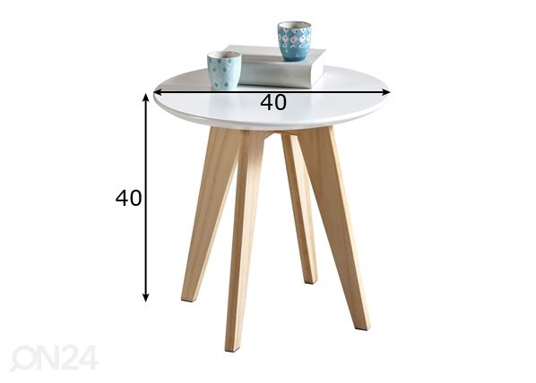 Abilaud Rondo Ø 40 cm mõõdud