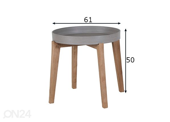 Abilaud Sandstone Ø 61 cm mõõdud