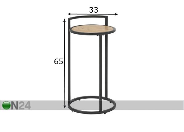Abilaud Seaford Ø 33 cm mõõdud