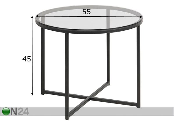 Abilaud Space Ø 55 cm mõõdud