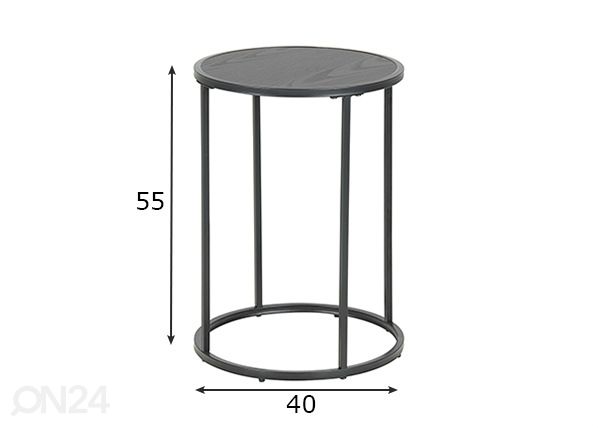 Abilaud Spectral Ø 40 cm mõõdud