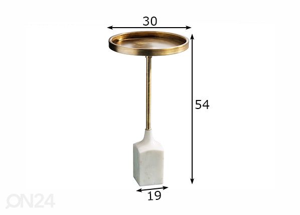 Abilaud Trayful Ø 30 cm mõõdud