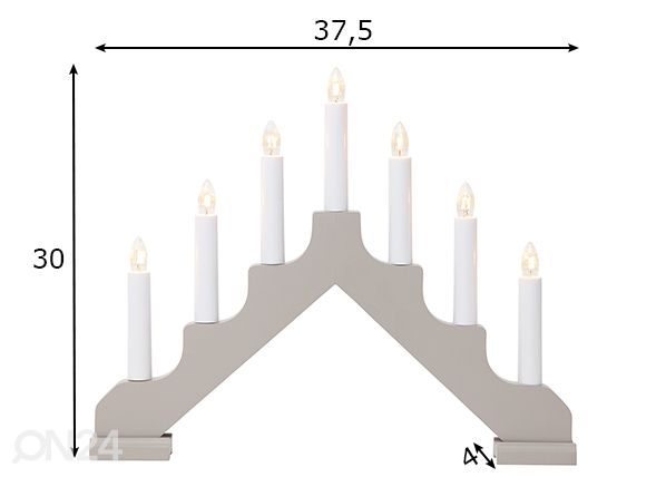 Advendiküünal Ada, helehall mõõdud