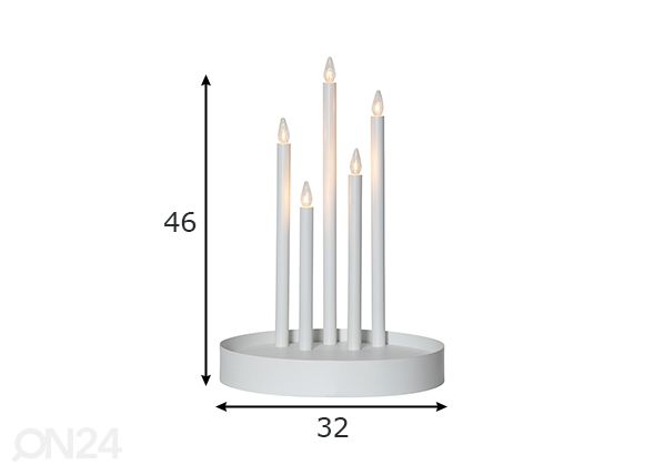 Advendiküünal Deco mõõdud