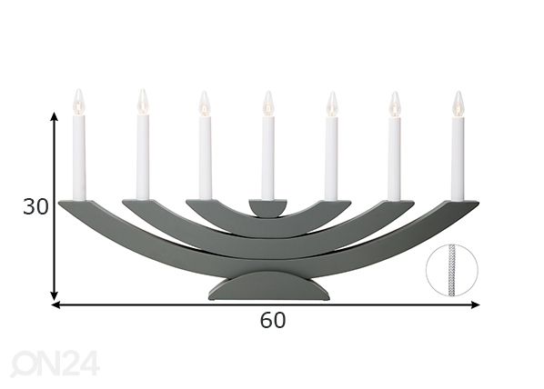 Advendiküünal Navida mõõdud