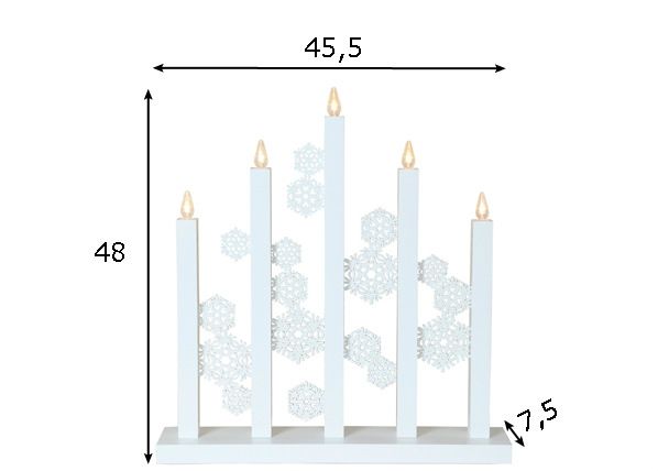 Advendiküünlad Snowfall mõõdud