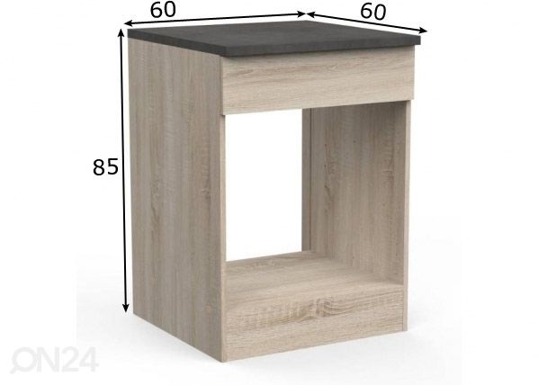 Ahjukapp Paprika 60 cm mõõdud