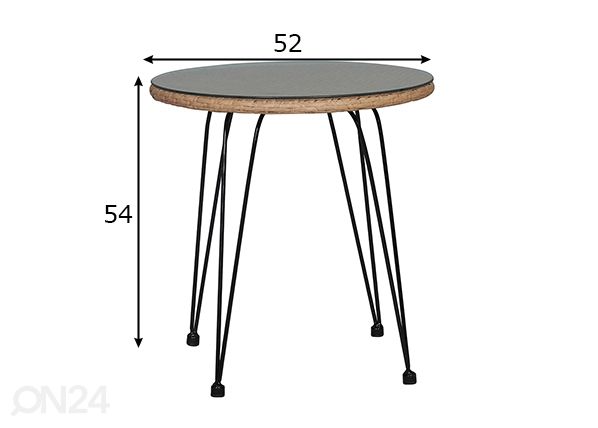 Aialaud Ø 52 cm mõõdud