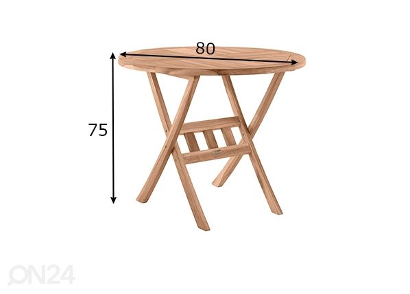 Aialaud Ø 80 cm mõõdud