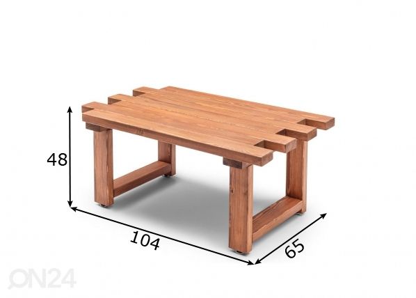 Aialaud 65x104 cm mõõdud