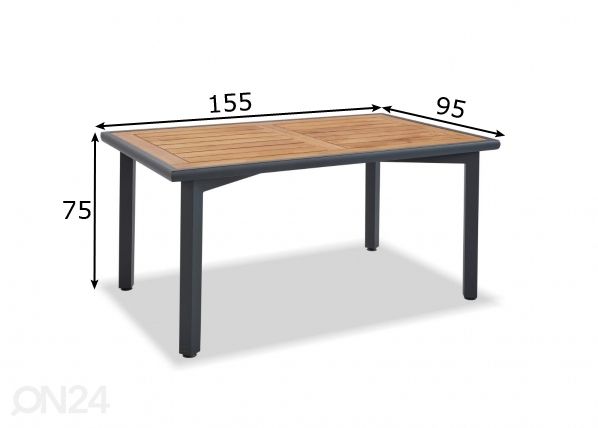 Aialaud 95x155 cm mõõdud
