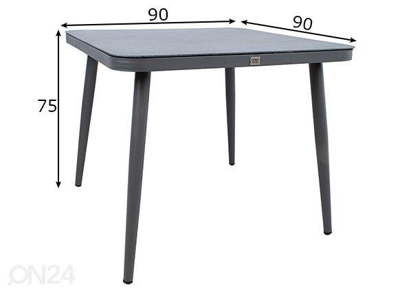 Aialaud Andros 90x90 cm mõõdud