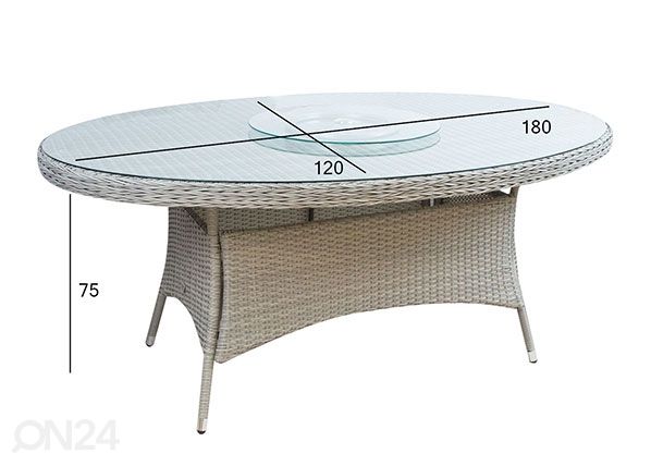 Aialaud Ascot 120x180 cm mõõdud