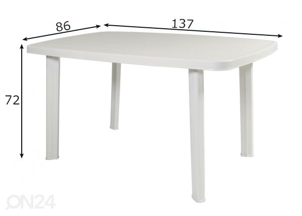 Aialaud Faro 86x137 cm mõõdud