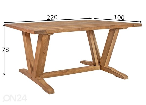 Aialaud Katalina 100x220 cm mõõdud