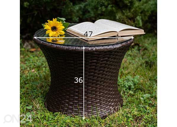Aialaud Modico Ø 47 cm mõõdud