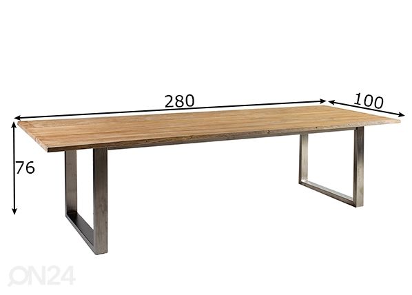 Aialaud Nautica 100x280 cm mõõdud