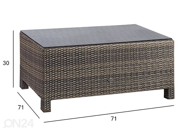 Aialaud Sevilla New71x71 cm mõõdud