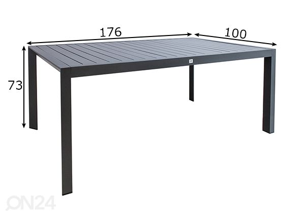 Aialaud Tomson 100x176 cm mõõdud