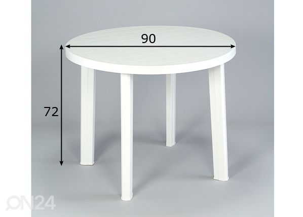 Aialaud Tondo Ø 90 cm mõõdud