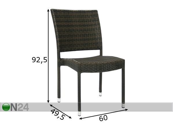 Aiatool Wicker-3 mõõdud