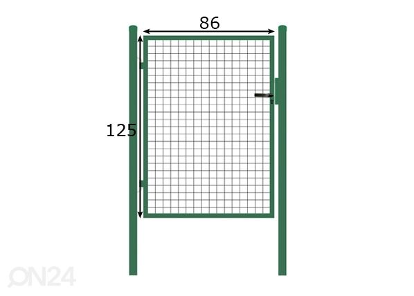 Aiavärav 1,25x0,86 m mõõdud