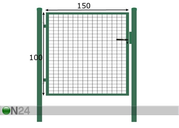 Aiavärav 1x1,5 m mõõdud