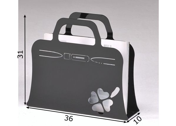 Ajalehtede hoidja Magazinebag mõõdud