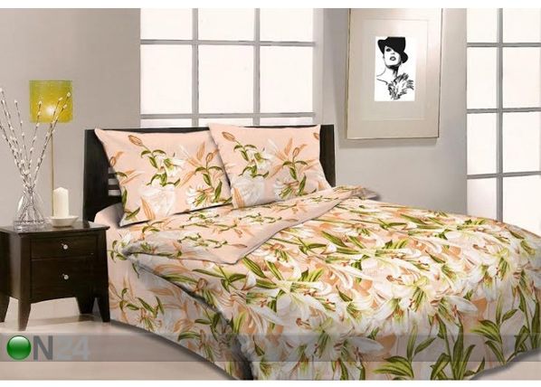 Aluslina Valge Liilia 220x200 cm