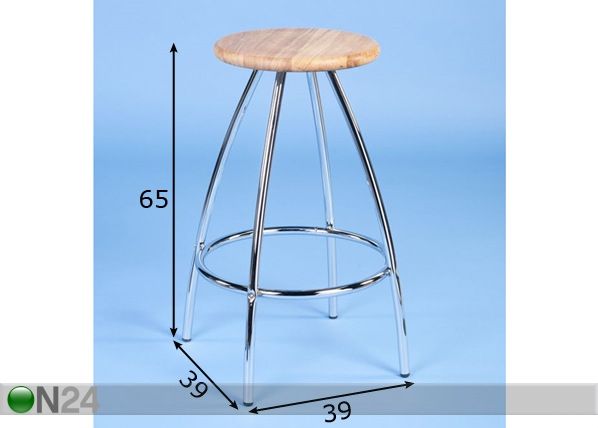 Baaripukk h 65 cm mõõdud