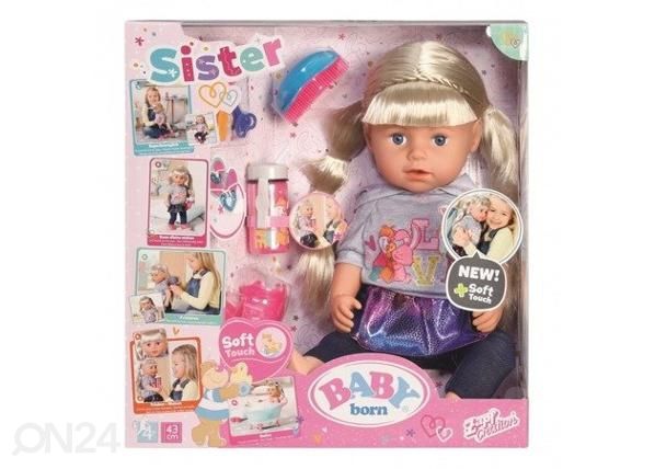 Baby Born Nukk õde, blond 43 cm