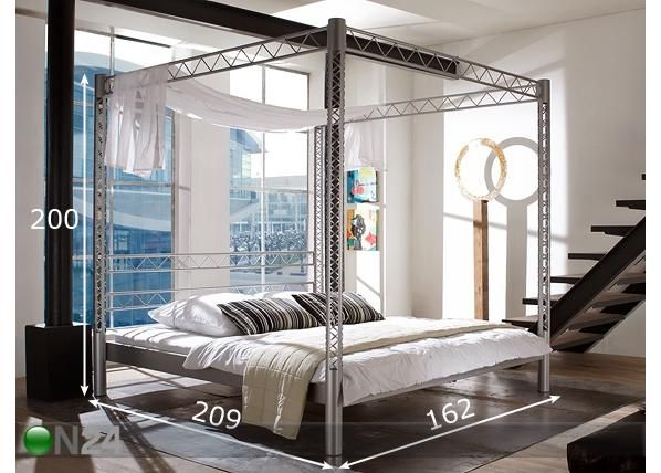 Baldahhiinvoodi Matrix 140x200cm mõõdud