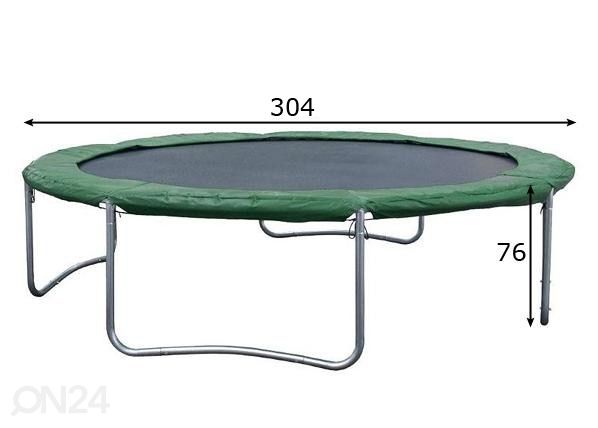 Batuut 3,04 m mõõdud