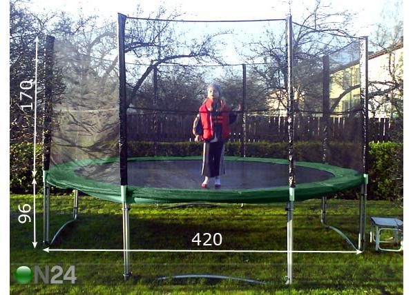 Batuut 4,26 m+ turvavõrk mõõdud